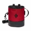 Black Diamond Mojo Zip Chalk Bag S21 Vermilion