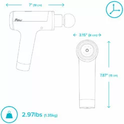Flow Sports Tech Flow MINI Handheld Massage Gun Device -climbing Sales Store Flowminiblue 7