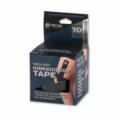 Pro-Tec Kinesiology Tape Pre Cut Black