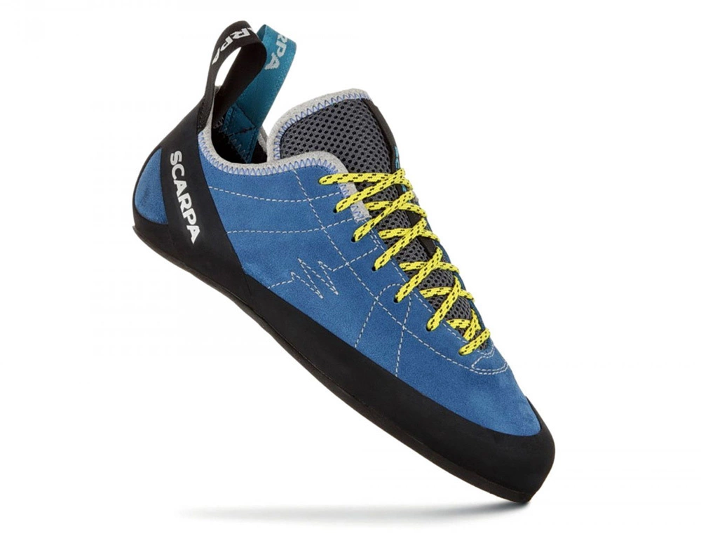 Scarpa Helix Mens Climbing Shoes- Hyper Blue 4 Scarpa Helix Mens Climbing Shoes- Hyper Blue - Image 4